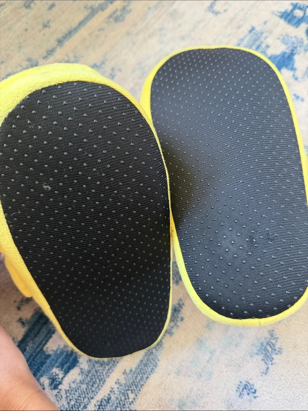 Pokemon Pikachu Plush Slippers in Yellow with Black and Red Accents